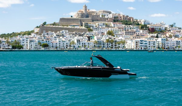 Sail around Ibiza and Formentera on a motor boat